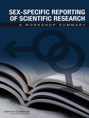 cover image of Sex-Specific Reporting of Scientific Research